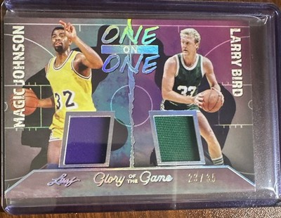 Leaf 2025 Glory of the Game Magic Johnson Larry Bird One on One OO-21 /35