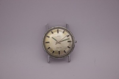 1970 Timex Electric 34mm   Running   Heavy Case Wear   New Battery