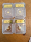 4x 1/500 Oz Gold Eagle Head