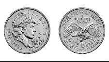 2026-P&D Emerging Liberty Dimes  2 Coins  Free Shipping In Hand