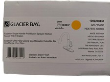 Glacier Bay Eagleton Single-Handle Pull-Down Sprayer Kitchen Faucet w/Filtration