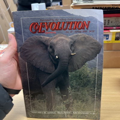 1984 Coevolution Quarterly Book Elephant/Alex Grey Alex Grey/Jay Kinney/Whole