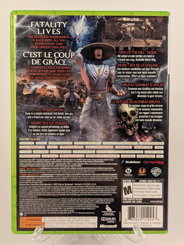 Mortal Kombat (Microsoft Xbox 360, 2011) ➡️CIB  - Tested - Near Mint 📀! - Image 2 of 4