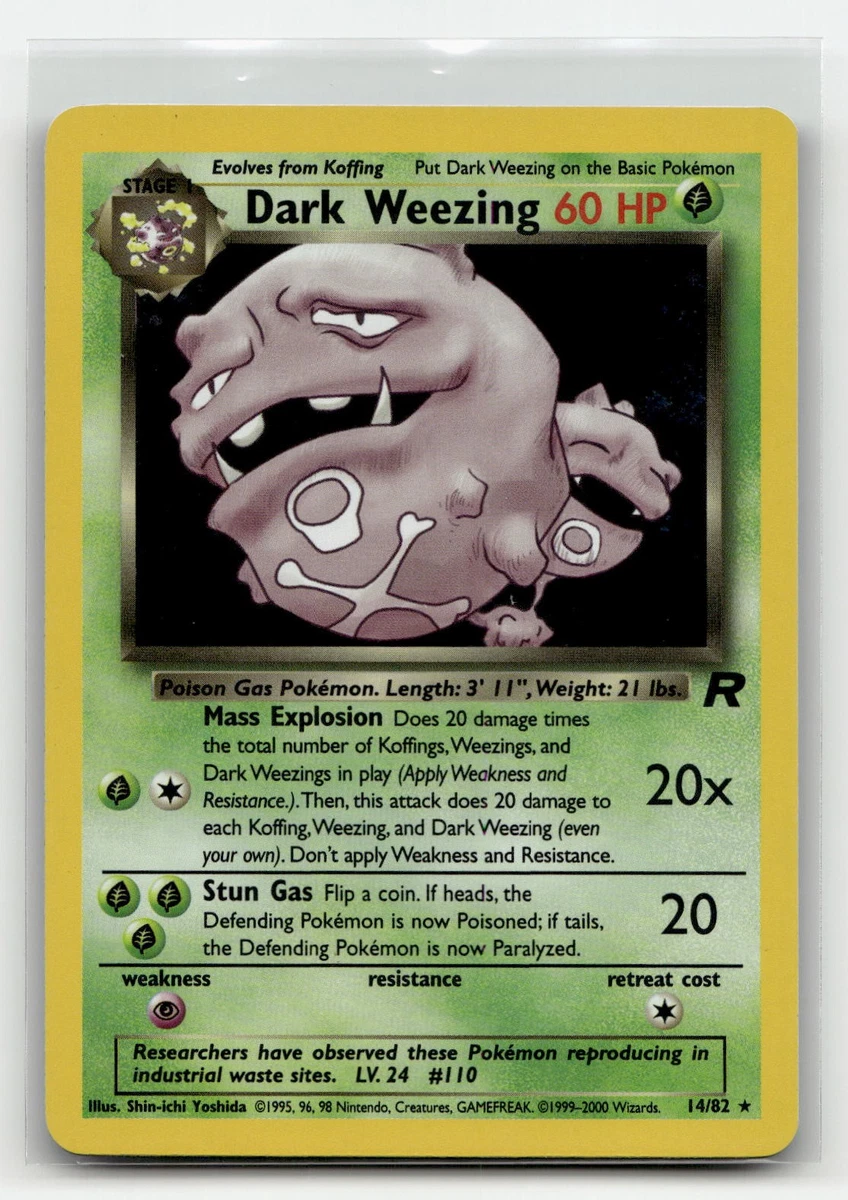 Las mejores ofertas en Dark Weezing 14/82 Team Rocket | eBay
