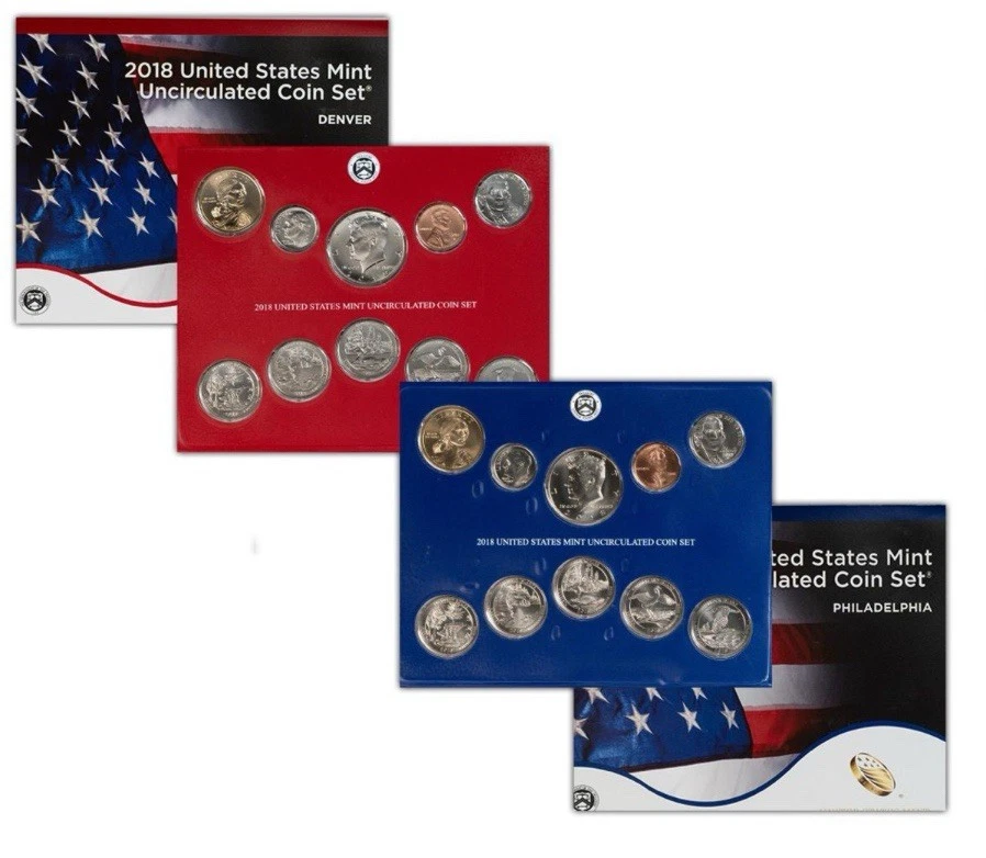 United States Mint Uncirculated Coin Set 2018 Complete 20 Coin Set BU OGP - Image 4 of 4