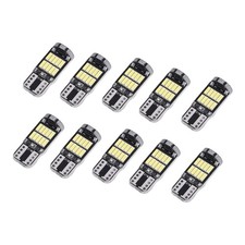 10Pcs W5W T10 LED Bulbs 4014 26SMD Car Interior Dome Roof Lamp License1014