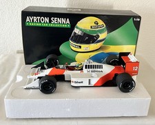 1:18 McLaren M/P 4/4 Ayrton Senna 1988 World Champion. Please Read Driver Mirror