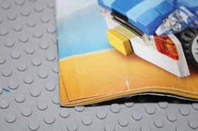 LEGO (6913) CREATOR 3 In 1: Blue Roadster, Used, 100% Complete W/Manuals, No Box