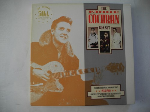 EDDIE COCHRAN The Eddie Cochran Box Set 6 LP 1986 UK ECB 1 with 32 p booklet NM