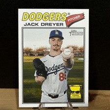 2026 Topps Heritage  Rookie Cup Jack Dreyer #115 Dodgers Baseball - Short Print