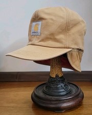 Carhartt  Insulated Thermolite Ear Flap Duck Canvas Hat A15BRN vintage Carhartt 