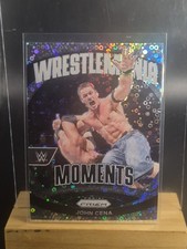 2024 Panini Prizm WWE - WrestleMania Moments Disco Prizm #39 John Cena Free Ship