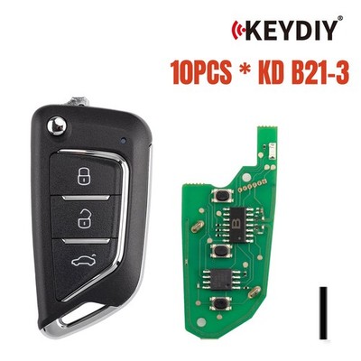5x KEYDIY KD B21-3 Universal Flip Remote Key Knife for Cadillac Type for KD-MAX