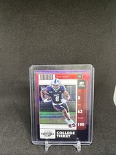 2022 Panini Chronicles Draft Picks Purple Prizm 41/49 Jalen Tolbert #27