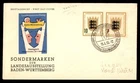 Mayfairstamps Germany FDC 1955 Crest Pair First Day Cover aaz_12257