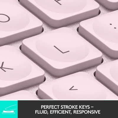 MX Keys Mini Minimalist Wireless Illuminated Keyboard-ROSE-US-2.4