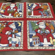 Christmas Lap Quilt Santa 32x35