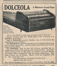 Magazine Ad - 1907 - DOLCEOLA - Toledo Symphony Co., Toledo, OH