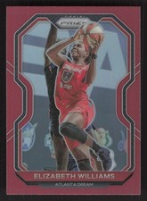 2021 Panini Prizm WNBA #34 Elizabeth Williams Prizms Red #/299