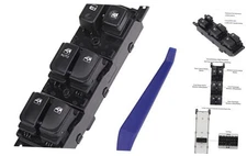 Master Window Switch Power Control Button Front Left Driver Side Compatible