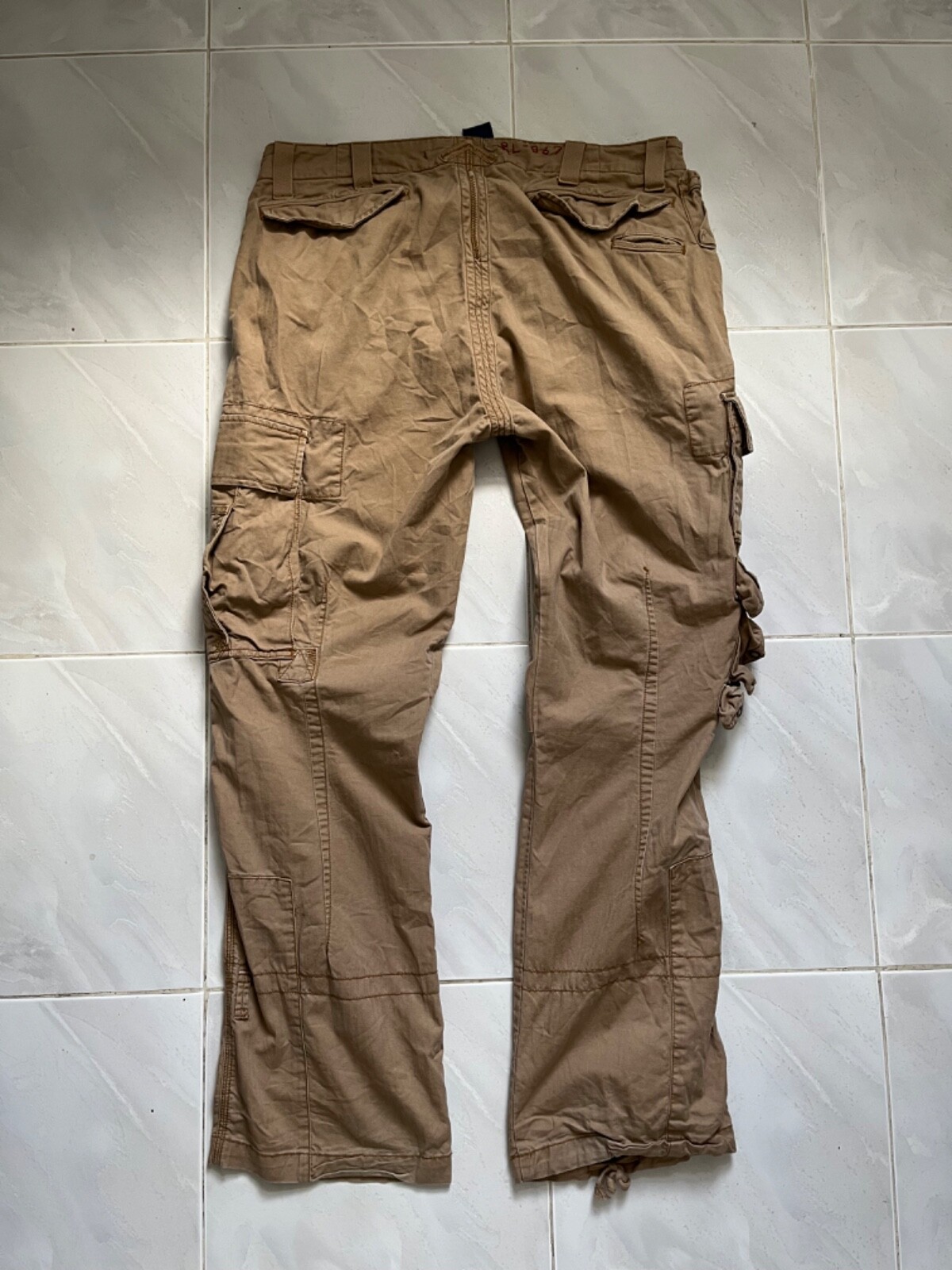 polo ralph lauren cargo mil-j-4883a utility garment/usa detail 36/32 slim fit image 2