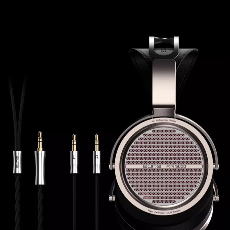 AUNE AR5000 Glazed Headphone 3.5mm Detachable Cable HiFi Stereo