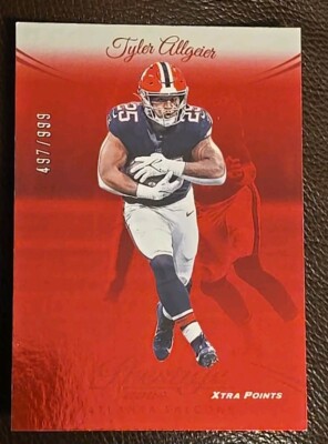 2024 Panini Prestige Xtra Points Red Tyler Allgeier  /999 color match #12 Browns