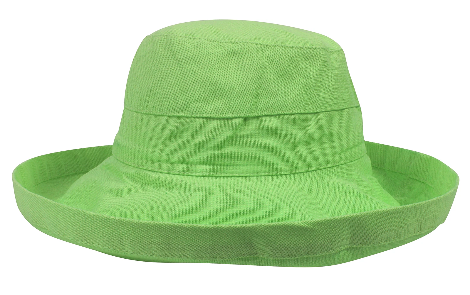 Top Headwear Womens Cotton Hat Big Brim with Inner Drawsting UPF 50+