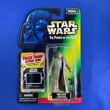 HAN SOLO ENDOR Star Wars ROTJ Power of the Force FF 3.75  Action Figure 1997 MOC