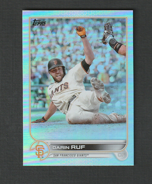 2022 Topps Update Darin Ruf Rainbow Foil #US106 San Francisco Giants