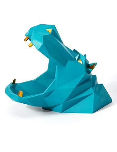 Porta Caramelle Ippopotamo Statuetta Decorativa Amoy-Art