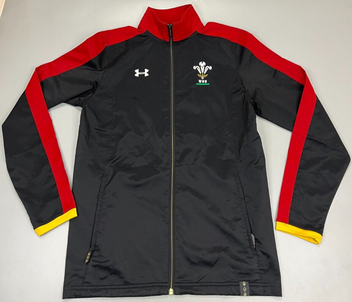 Under Armour Wales Rugby Union Track Jacket 2015-2016 Size S Small
