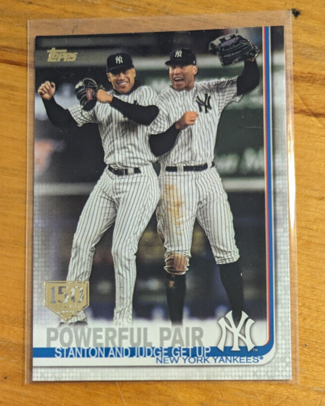 2019 Topps 150th Anniversary #444 Powerful Pair/Aaron Judge/Giancarlo Stanton