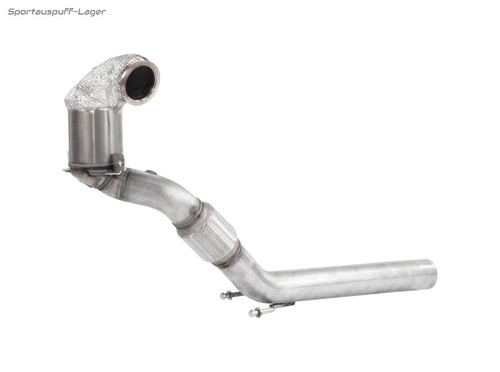 HJS Edelstahl Ø76mm Frontpipe inkl. Katalysator VW Golf 7 GTI - Bild 6 von 7