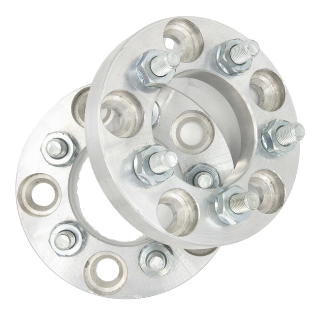 5x120 to 5x5 / 5x127 US Wheel Adapters 1" Thick 14x1.5 Lug Studs 72.6mm