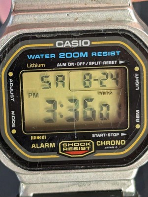 Casio G-Shock DW-5600 Speed Model, Rare Belt 141F9/141F10, Used | eBay 
