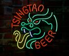 Tsingtao Beer 17"x14" Neon Sign Lamp Light Gift Show Man Cave Wall Display Em