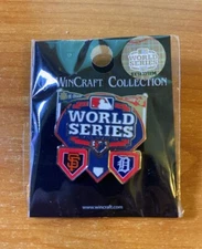 2012 SF Giants vs Detroit Tigers World Series Pin Wincraft