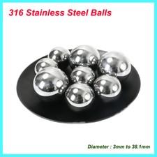 316 Stainless Steel Balls Solid Precision Round Bearing Ball Diameter 3mm-38.1mm