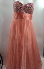 Cecily Brown Womens Long Sequin Ball Gown Prom/Former Dress Size XXL