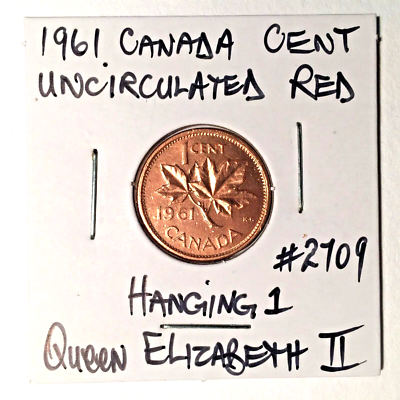 1961 Canada Cent Red Uncirculated 