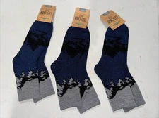 3 Pairs Northeast Outfitters Men's Cozy Cabin Socks Crew Large Range NWT