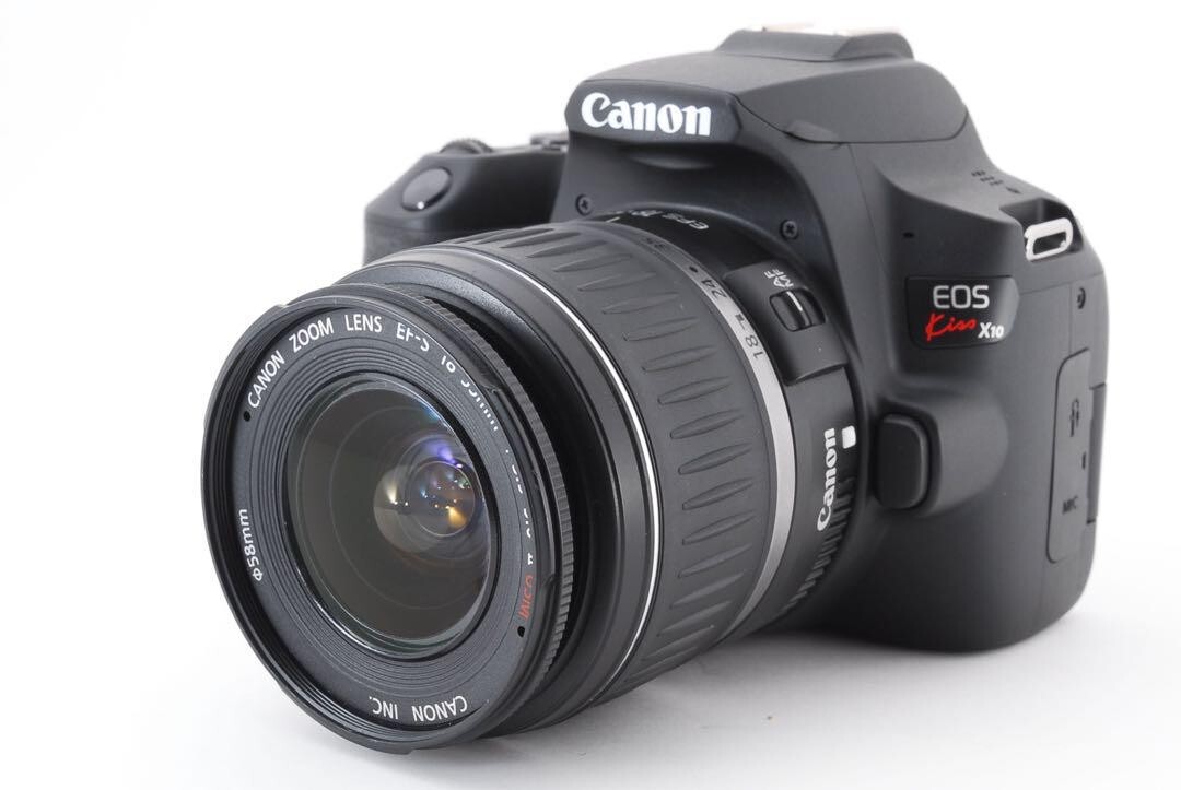 デジタルカメラ canon kiss x 10i /EF 18-55mm/EF 75-300mm Canon EOS Kiss X10 DSLR Camera + Canon EF 18-55mm USM Lens Kit