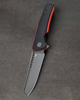 Bestech Knives Slyther Liner Folding Knife 3.63'' 14C28N Steel Blade G10 Handle