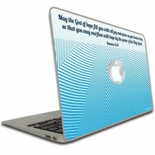 Romans 15:13 Bible Verse Macbook Air or Macbook Pro Skin - FREE SHIPPING