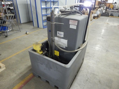 Nalco Stabrex 110Gallon All Plastic Porta Feed w/ Olmi Milton A141-352SI Tank