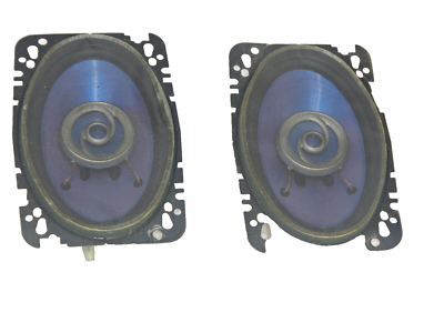 JVC 4 x 6 Inch 60 Watt 2 Way Speaker Pair Black CS-HX4622 FREE