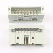 2Pcs 2.54mm 0.1" Pitch 2x8 Pin 16 Pin IDC Male Box Header Flat Cable Connector