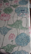 Zoffany fabric remnant. 'Lotus' 137 x 121cm ( A319)