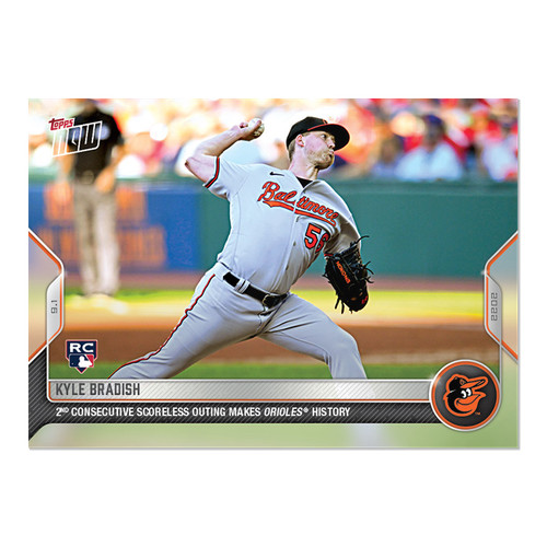 2022 Topps Now 823 Kyle Bradish